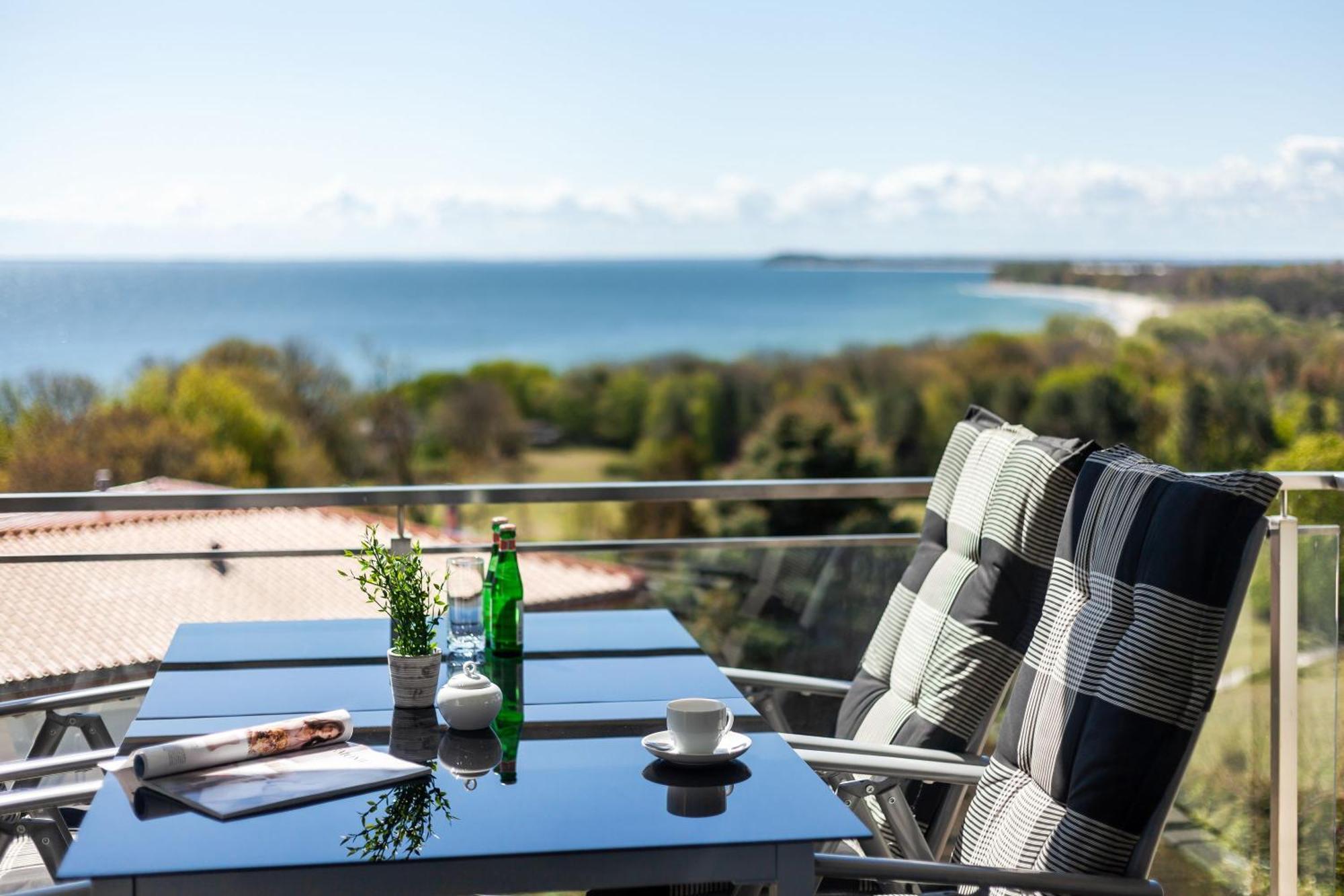 Mit Meerblick Und Balkon, Gratis Nutzung Vom Ahoi Erlebnisbad Und Sauna In Sellin - Meeresblick Fewo 70 Leilighet Goehren  Eksteriør bilde